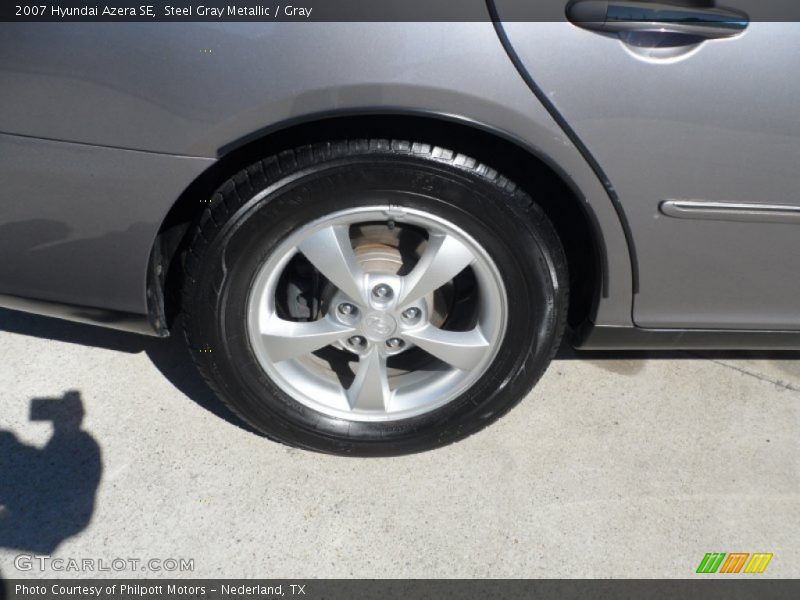 Steel Gray Metallic / Gray 2007 Hyundai Azera SE
