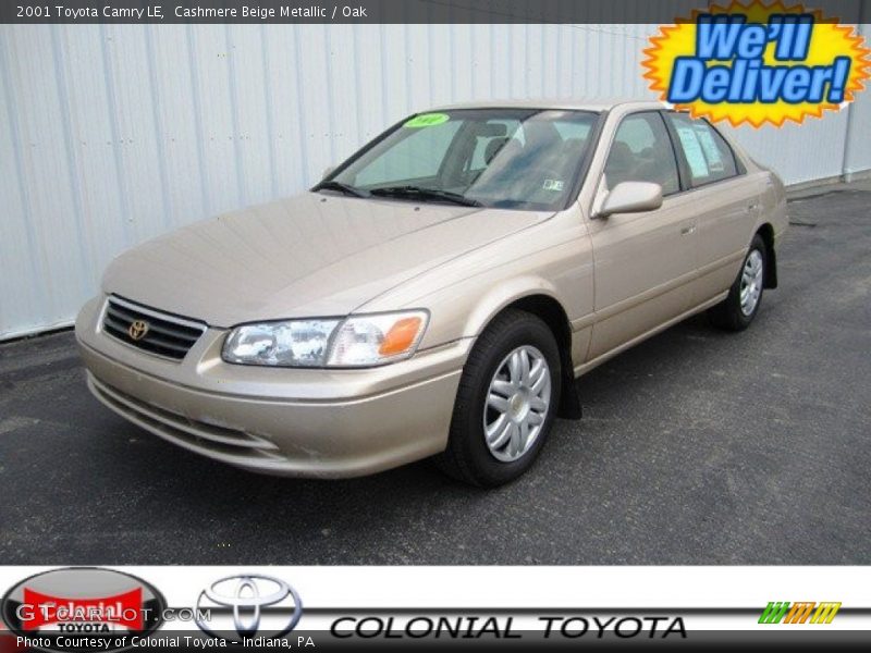 Cashmere Beige Metallic / Oak 2001 Toyota Camry LE