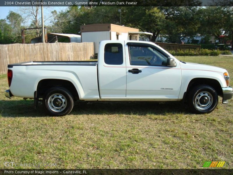 Summit White / Medium Dark Pewter 2004 Chevrolet Colorado Extended Cab