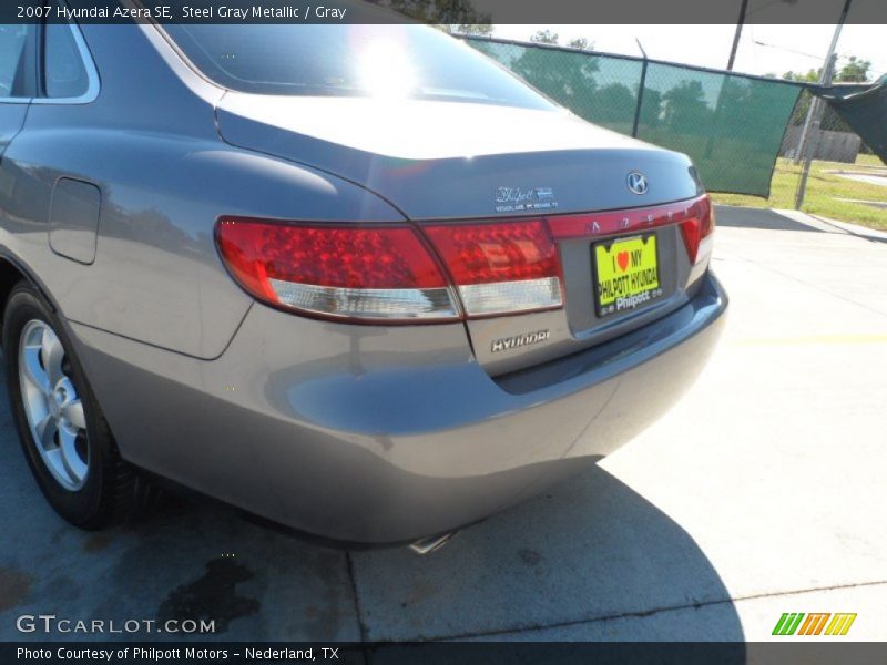 Steel Gray Metallic / Gray 2007 Hyundai Azera SE