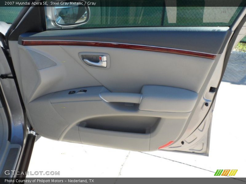 Steel Gray Metallic / Gray 2007 Hyundai Azera SE