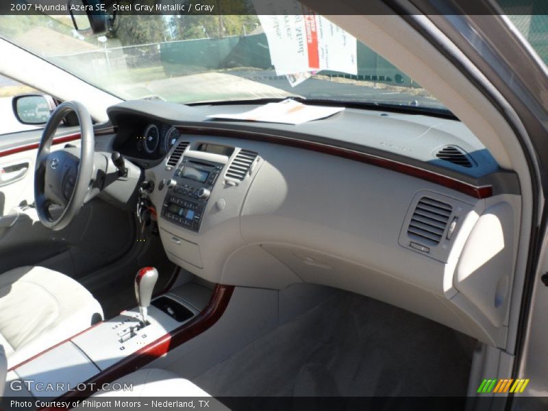 Steel Gray Metallic / Gray 2007 Hyundai Azera SE