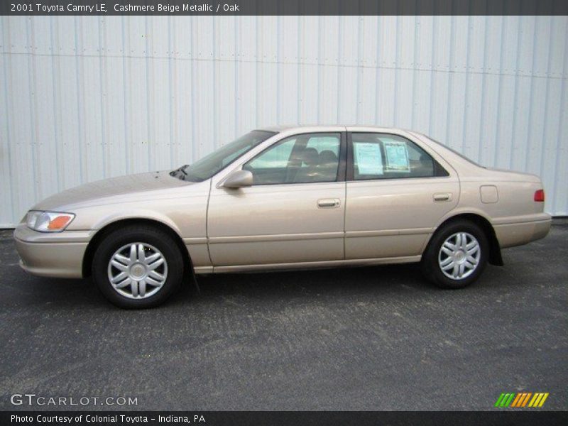 Cashmere Beige Metallic / Oak 2001 Toyota Camry LE