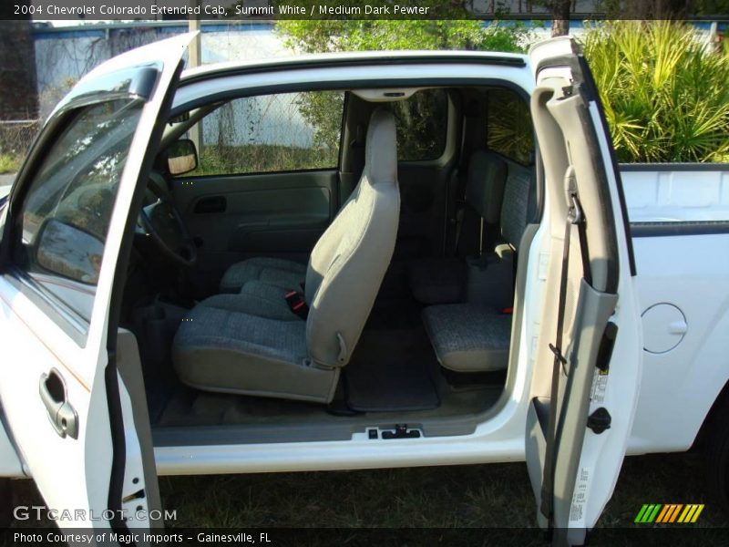 Summit White / Medium Dark Pewter 2004 Chevrolet Colorado Extended Cab