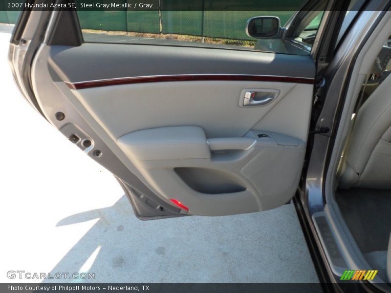 Steel Gray Metallic / Gray 2007 Hyundai Azera SE