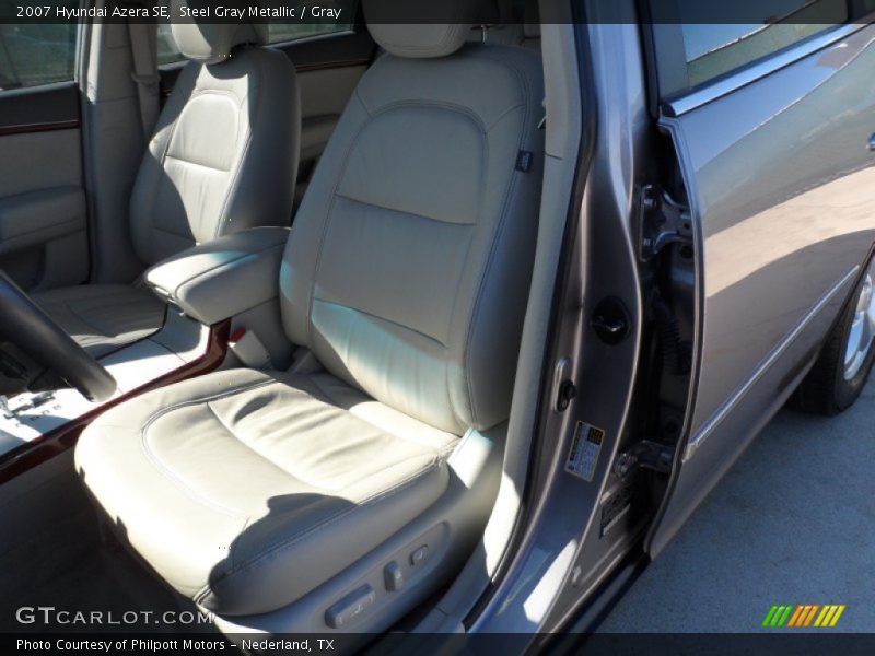 Steel Gray Metallic / Gray 2007 Hyundai Azera SE