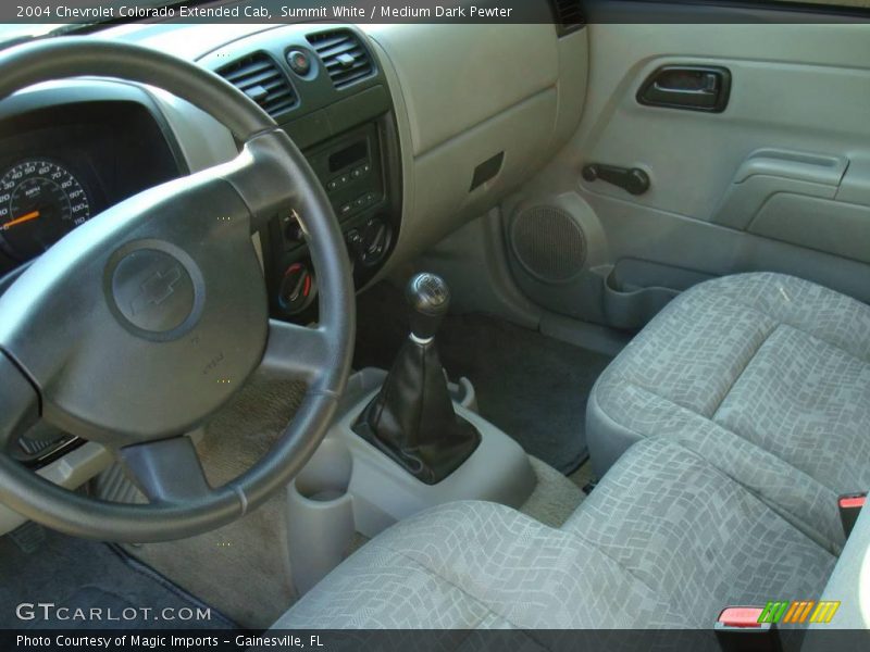 Summit White / Medium Dark Pewter 2004 Chevrolet Colorado Extended Cab