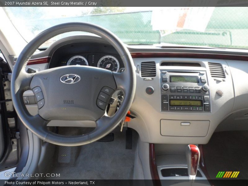 Steel Gray Metallic / Gray 2007 Hyundai Azera SE