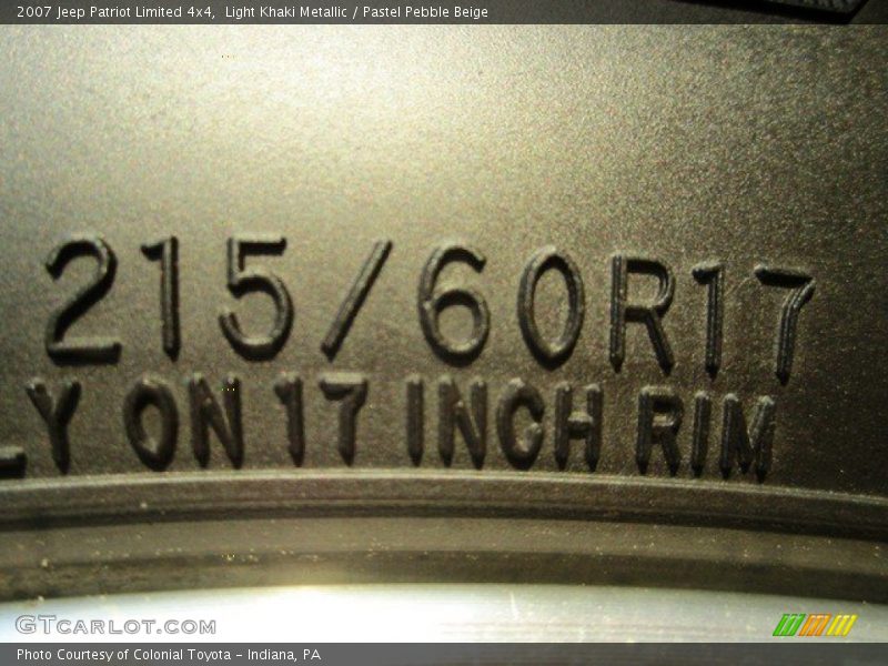 Light Khaki Metallic / Pastel Pebble Beige 2007 Jeep Patriot Limited 4x4