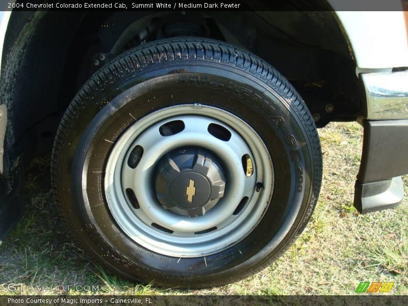 Summit White / Medium Dark Pewter 2004 Chevrolet Colorado Extended Cab