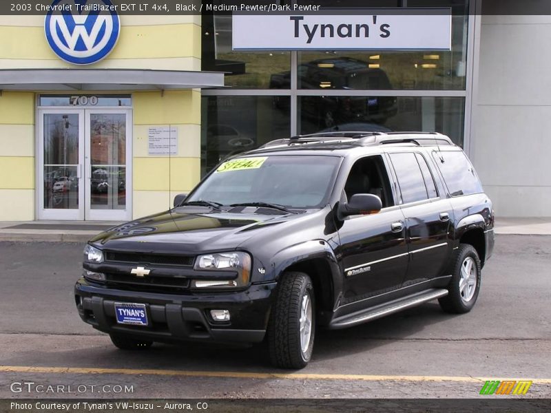 Black / Medium Pewter/Dark Pewter 2003 Chevrolet TrailBlazer EXT LT 4x4