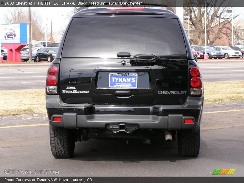 Black / Medium Pewter/Dark Pewter 2003 Chevrolet TrailBlazer EXT LT 4x4