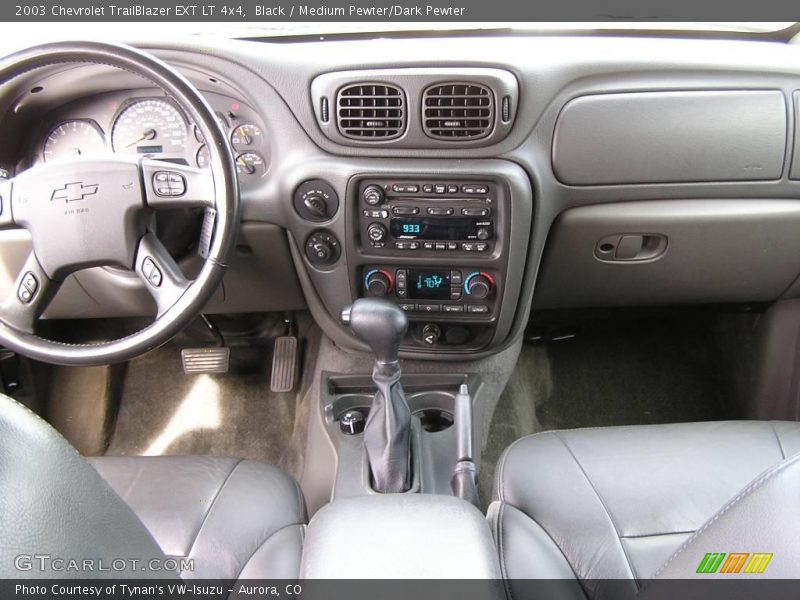 Black / Medium Pewter/Dark Pewter 2003 Chevrolet TrailBlazer EXT LT 4x4