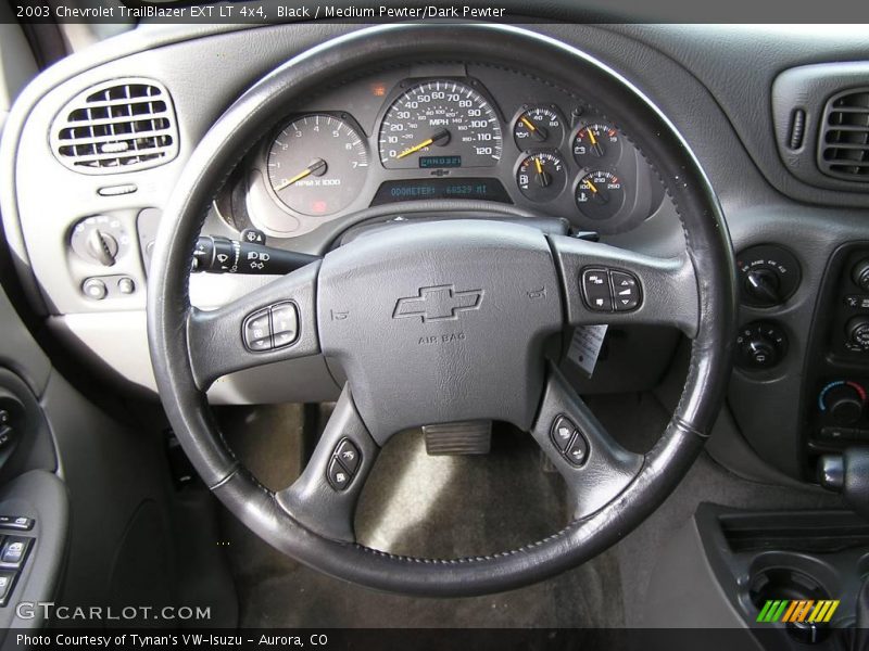 Black / Medium Pewter/Dark Pewter 2003 Chevrolet TrailBlazer EXT LT 4x4
