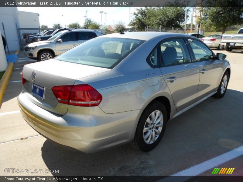 Tungsten Silver Metallic / Titan Black 2012 Volkswagen Passat 2.5L S