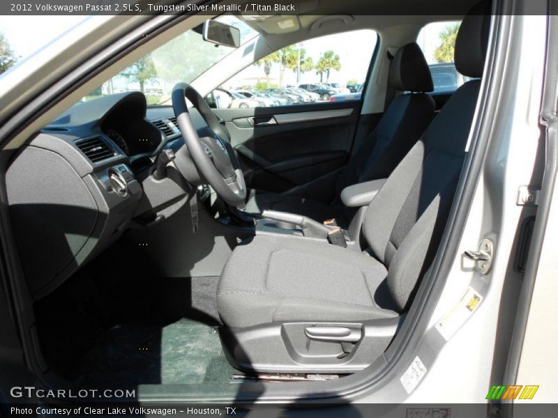 Tungsten Silver Metallic / Titan Black 2012 Volkswagen Passat 2.5L S
