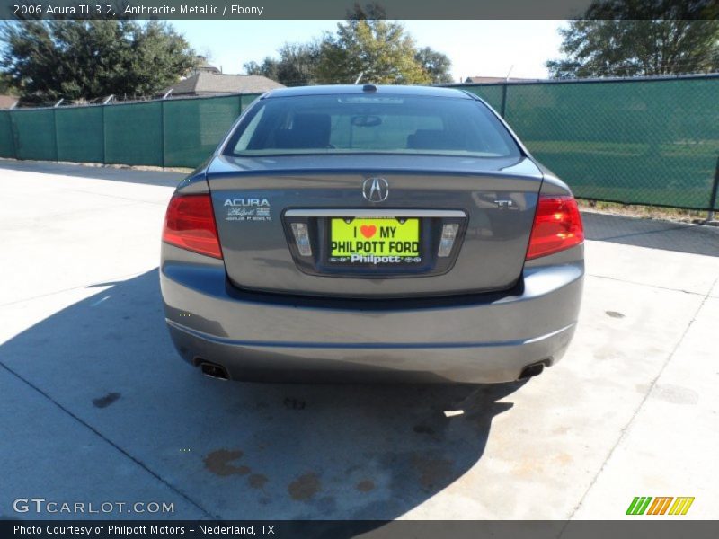 Anthracite Metallic / Ebony 2006 Acura TL 3.2