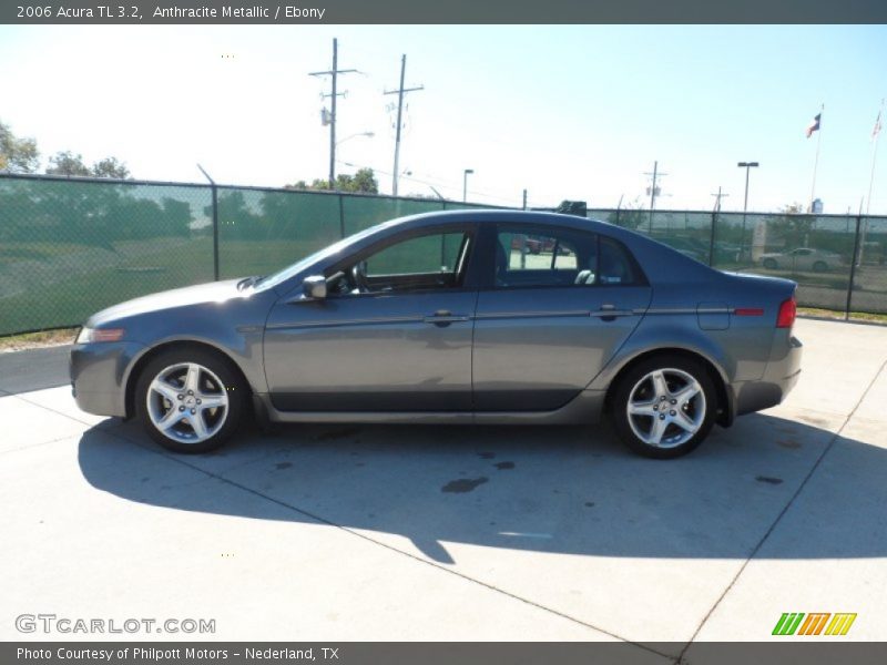 Anthracite Metallic / Ebony 2006 Acura TL 3.2