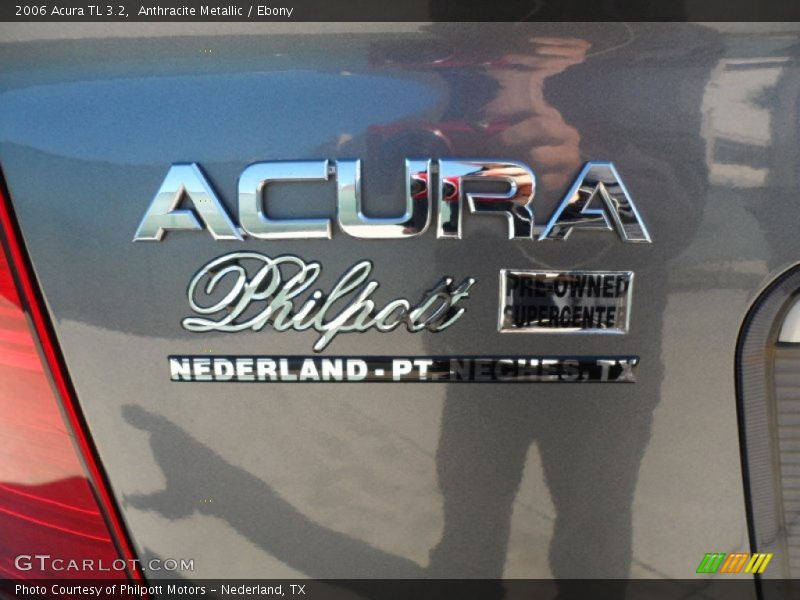 Anthracite Metallic / Ebony 2006 Acura TL 3.2