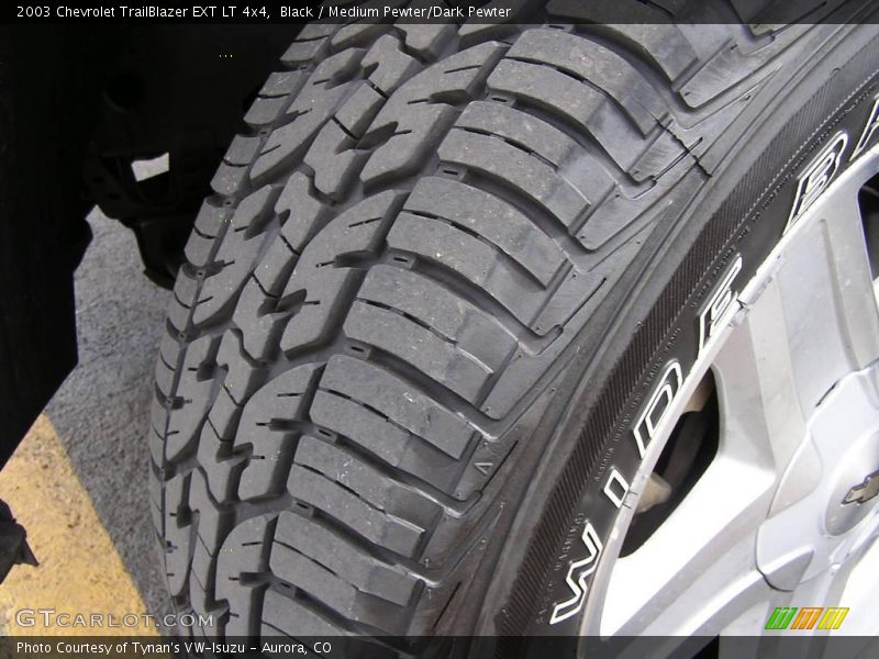 Black / Medium Pewter/Dark Pewter 2003 Chevrolet TrailBlazer EXT LT 4x4