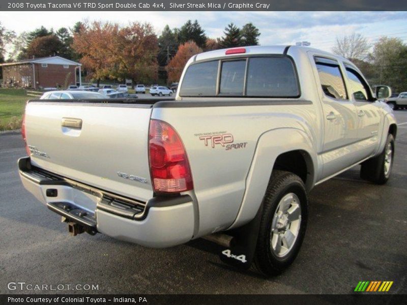 Silver Streak Mica / Graphite Gray 2008 Toyota Tacoma V6 TRD Sport Double Cab 4x4