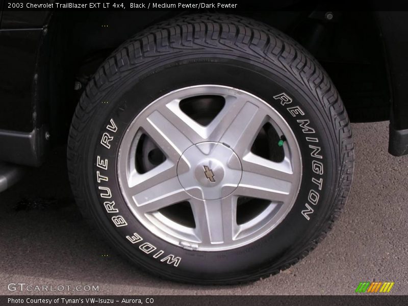 Black / Medium Pewter/Dark Pewter 2003 Chevrolet TrailBlazer EXT LT 4x4