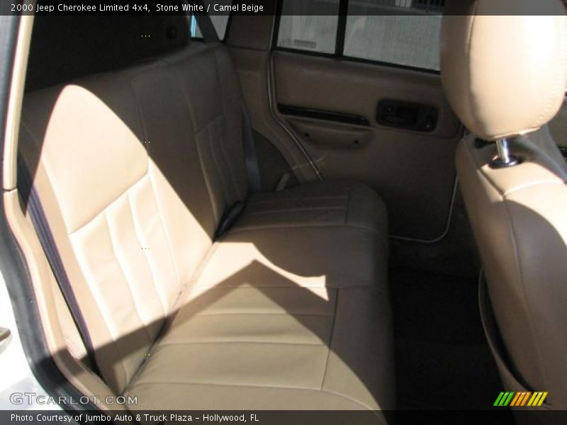 Stone White / Camel Beige 2000 Jeep Cherokee Limited 4x4