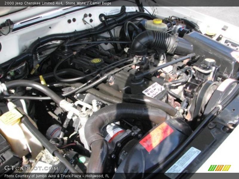 Stone White / Camel Beige 2000 Jeep Cherokee Limited 4x4
