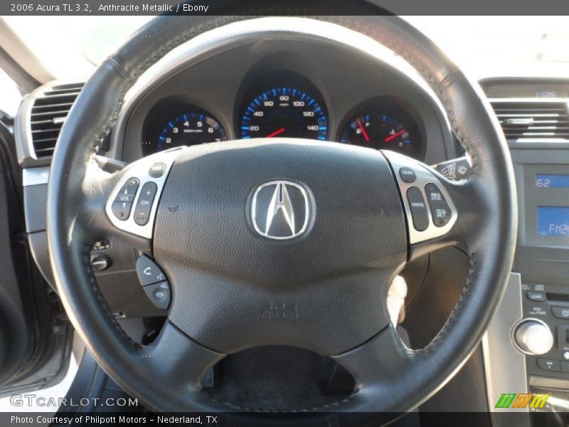 Anthracite Metallic / Ebony 2006 Acura TL 3.2