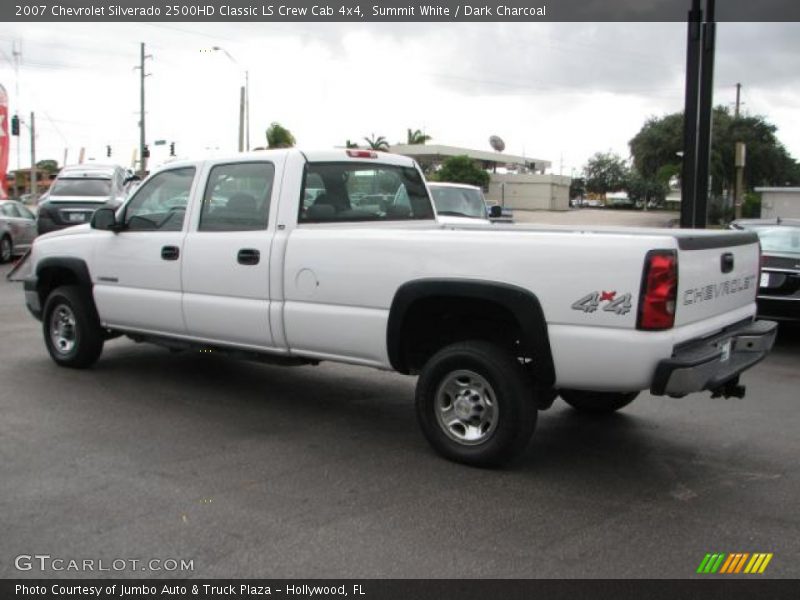 Summit White / Dark Charcoal 2007 Chevrolet Silverado 2500HD Classic LS Crew Cab 4x4