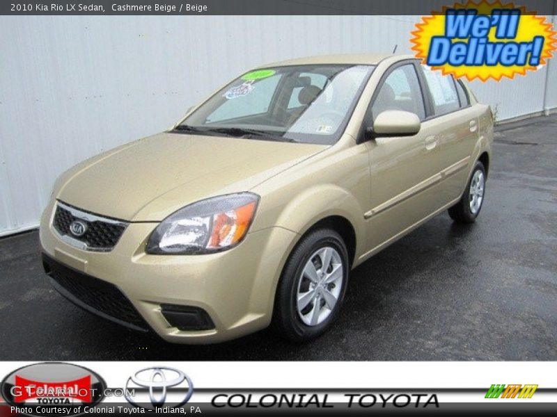 Cashmere Beige / Beige 2010 Kia Rio LX Sedan