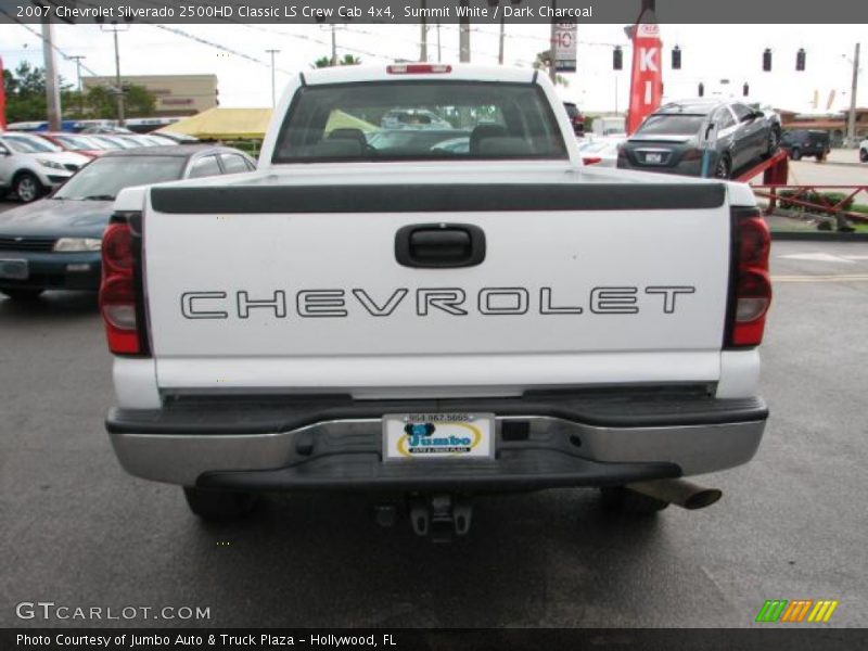 Summit White / Dark Charcoal 2007 Chevrolet Silverado 2500HD Classic LS Crew Cab 4x4