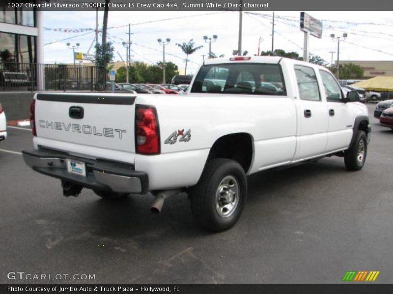 Summit White / Dark Charcoal 2007 Chevrolet Silverado 2500HD Classic LS Crew Cab 4x4