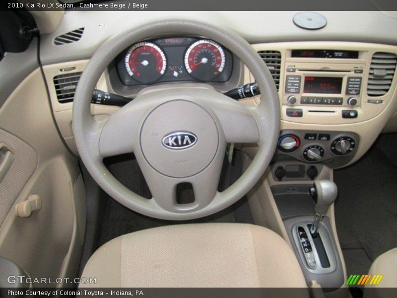 Cashmere Beige / Beige 2010 Kia Rio LX Sedan