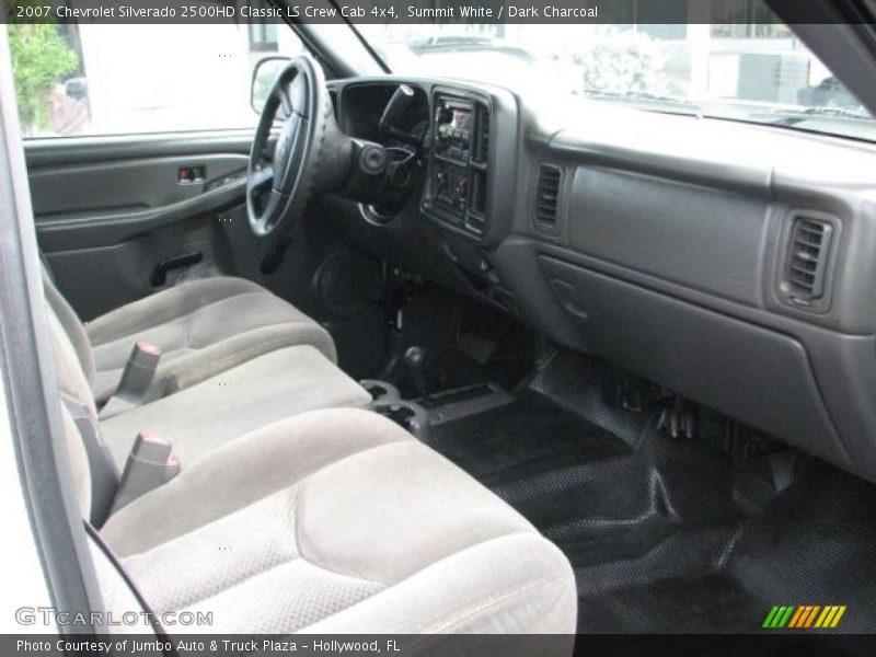 Summit White / Dark Charcoal 2007 Chevrolet Silverado 2500HD Classic LS Crew Cab 4x4