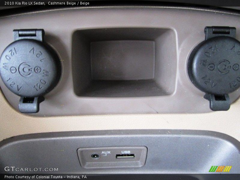 Cashmere Beige / Beige 2010 Kia Rio LX Sedan