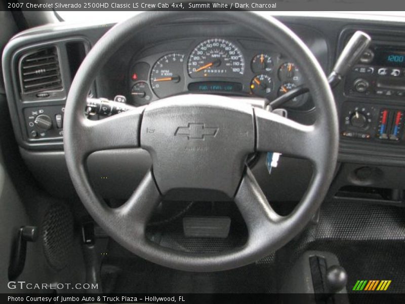 Summit White / Dark Charcoal 2007 Chevrolet Silverado 2500HD Classic LS Crew Cab 4x4