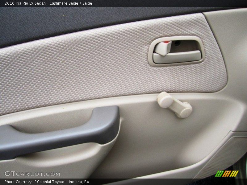 Cashmere Beige / Beige 2010 Kia Rio LX Sedan