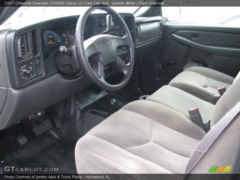 Summit White / Dark Charcoal 2007 Chevrolet Silverado 2500HD Classic LS Crew Cab 4x4