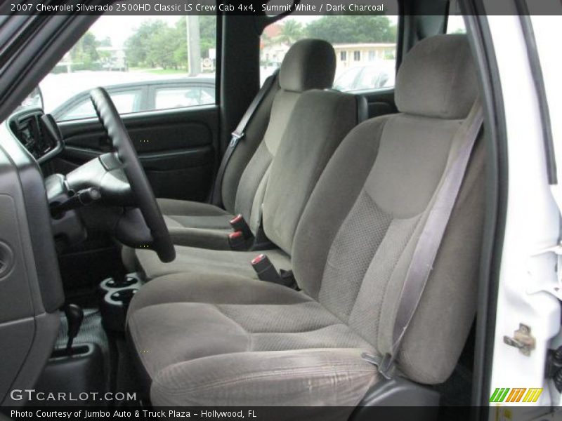 Summit White / Dark Charcoal 2007 Chevrolet Silverado 2500HD Classic LS Crew Cab 4x4