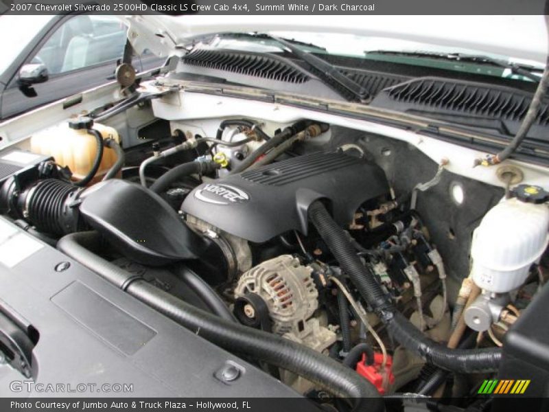 Summit White / Dark Charcoal 2007 Chevrolet Silverado 2500HD Classic LS Crew Cab 4x4