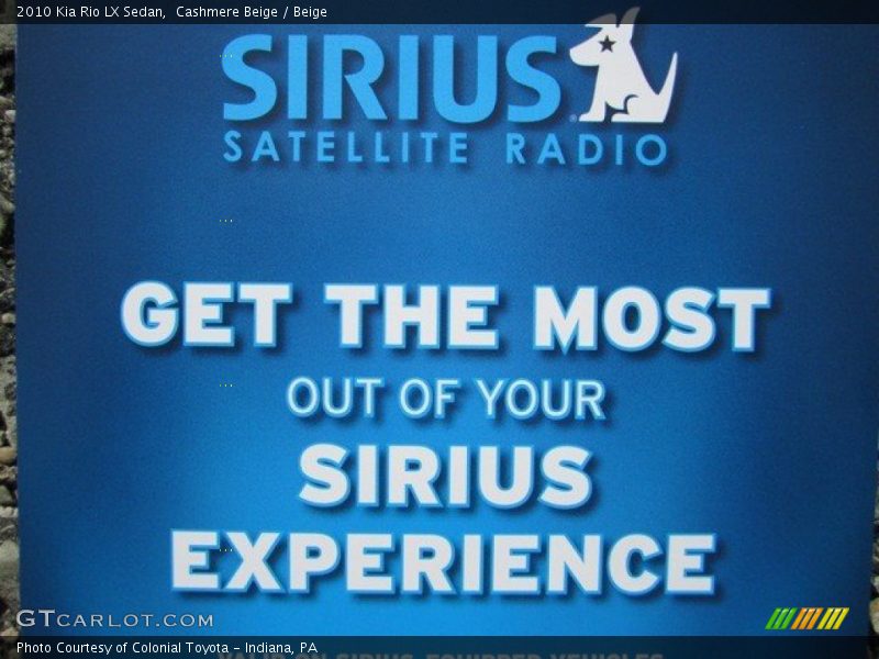 Cashmere Beige / Beige 2010 Kia Rio LX Sedan