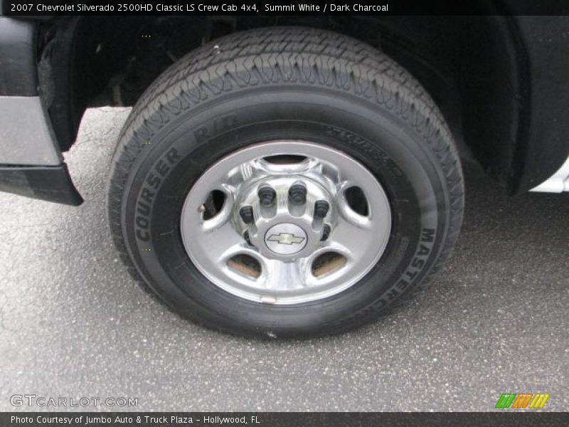 Summit White / Dark Charcoal 2007 Chevrolet Silverado 2500HD Classic LS Crew Cab 4x4