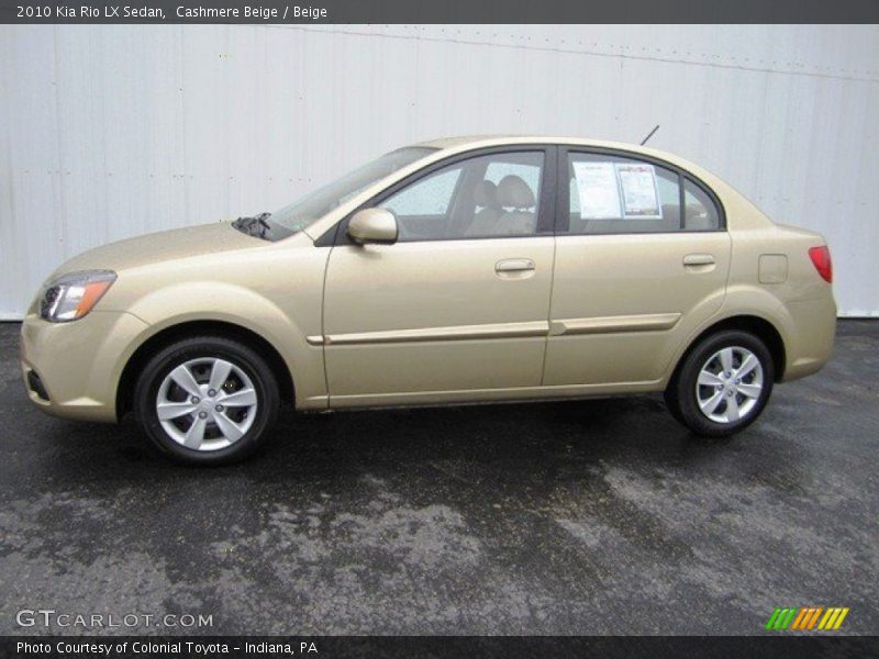 Cashmere Beige / Beige 2010 Kia Rio LX Sedan