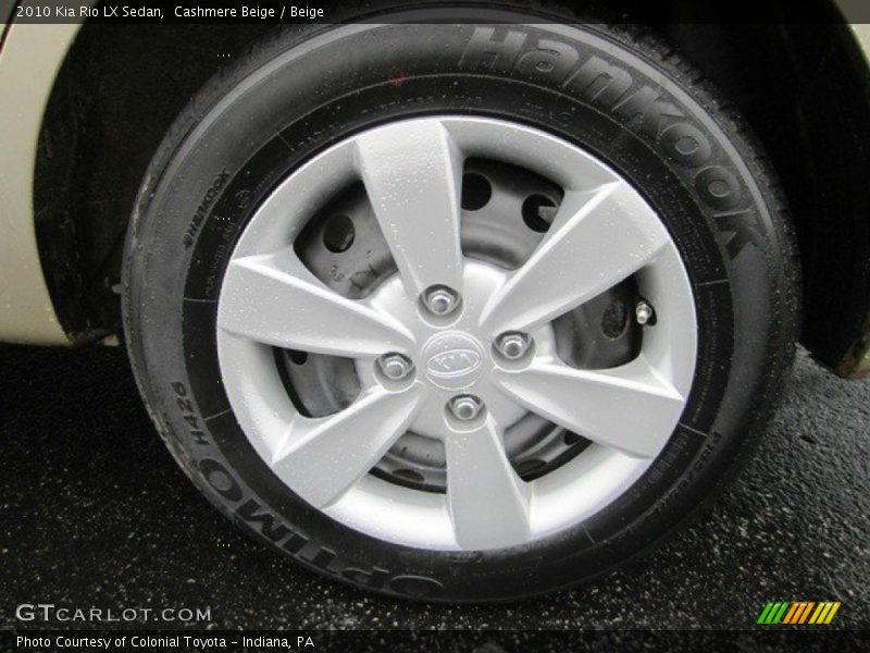 Cashmere Beige / Beige 2010 Kia Rio LX Sedan