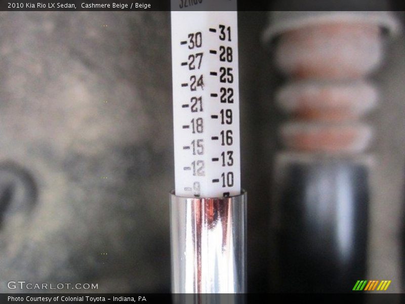 Cashmere Beige / Beige 2010 Kia Rio LX Sedan