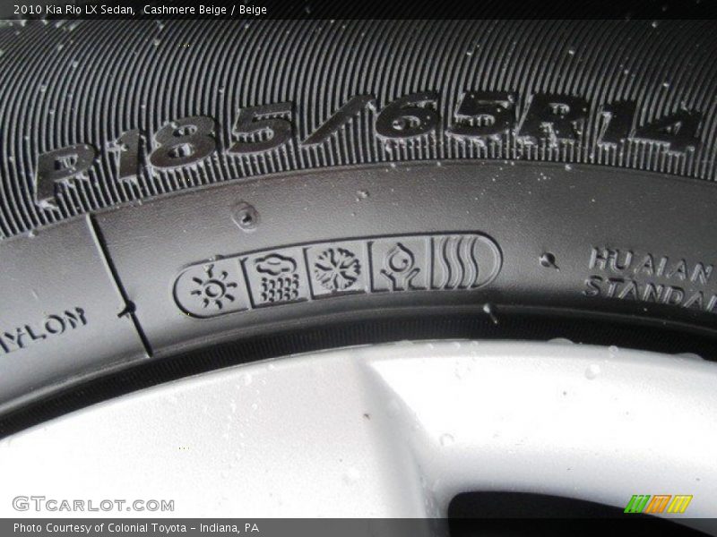 Cashmere Beige / Beige 2010 Kia Rio LX Sedan
