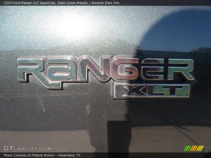 Dark Green Metallic / Medium Dark Flint 2004 Ford Ranger XLT SuperCab