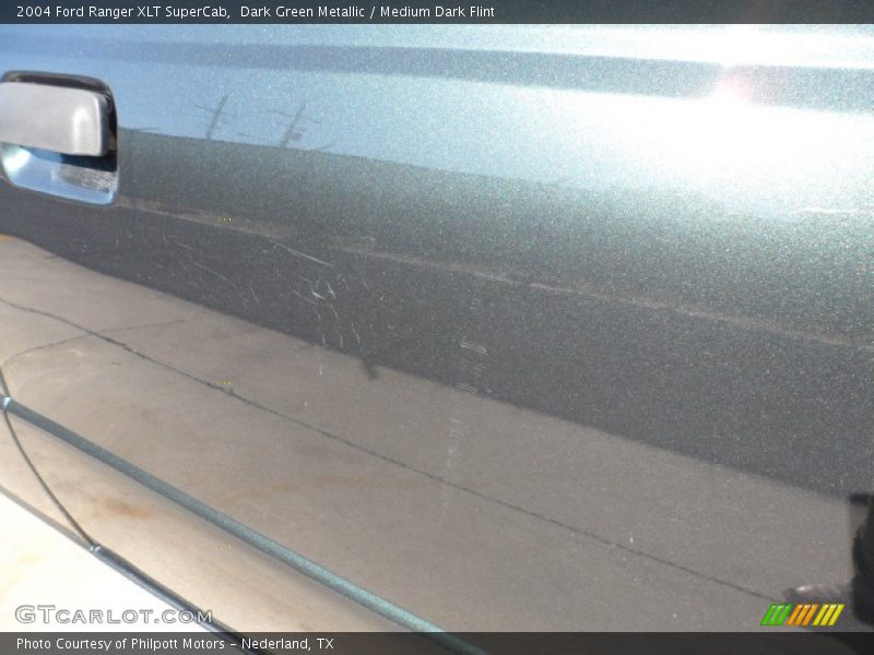 Dark Green Metallic / Medium Dark Flint 2004 Ford Ranger XLT SuperCab