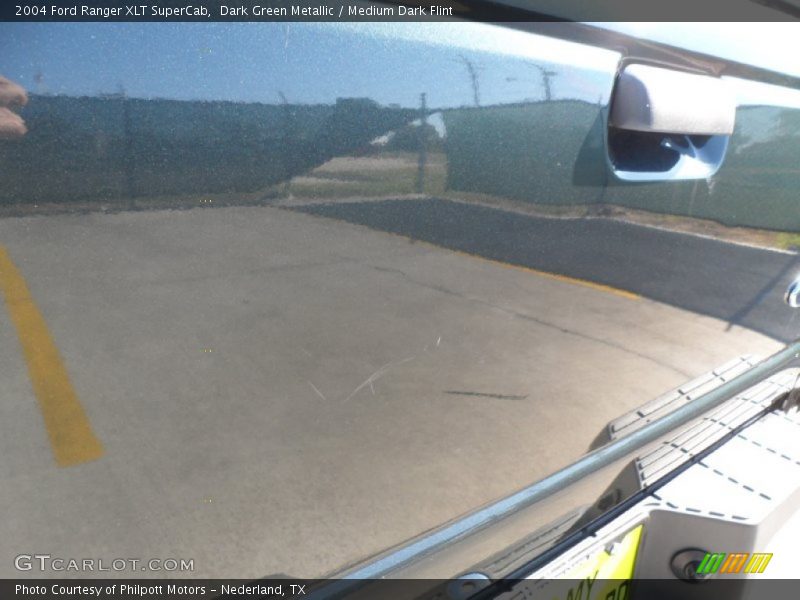 Dark Green Metallic / Medium Dark Flint 2004 Ford Ranger XLT SuperCab